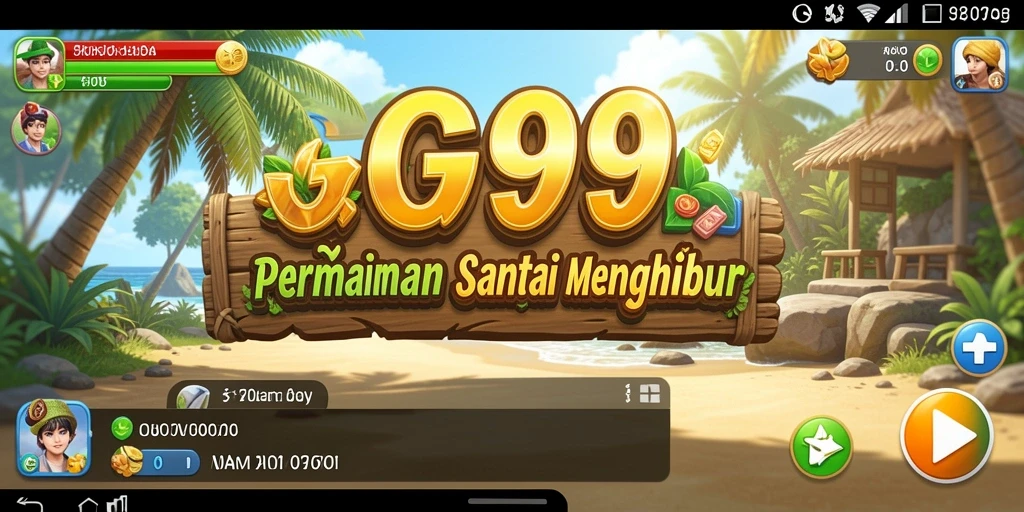 Tangkapan layar GG999 menampilkan gameplay yang ceria dan penuh warna.