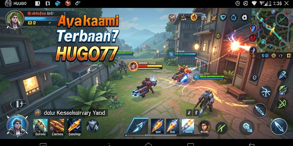 Tampilan utama HUGO77 yang intuitif dan fungsional.